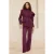 TRENDYOLMİLLA Dames Bordeaux Effen Lang Regular fit Blazers