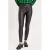Cache Cache slim fit imitatieleren broek zwart