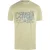 Cavalli Class Gebarsten Gespoten Logo Beige Zand T-shirt