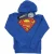 DC Comics Dames/Dames Superman Logo Hoodie (Koningsblauw)