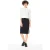TRVL DRSS Easy Skirt Black/white Stripe