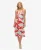 Superdry Vrouwen Halflange Slipjurk met Print Rood