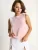 Bianco Lucci Gebreide top  rosa