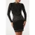 GUESS Kristal Dress Jet Black Multi