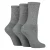 3-Pack Dames Effen Crew Sport Sokken – Zachte Katoenen Everyday Atletieksokken