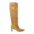 Manfield suède hoge laarzen beige