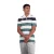 Canterbury Heren Stripe Polo Shirt (Helder wit)