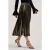 Ted Baker Wms Kese Metallic Pleated Midi Skirt Gold