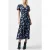 French Connection Raquel S/s V Nk Dress Navy