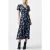 French Connection Raquel S/s V Nk Dress Navy
