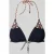 banana moon Bikini-top met motief-stitching model ‘Crico’