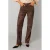 Yest flared regular waist flared broek bruin