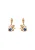 faina Oorbellen  navy / goud