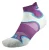 1000 Mile – Dames Dubbele Laag Fusion Enkel Hardloopsokken met Padding – Paars / IJsvogel