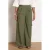 LOLALIZA wide leg regular waist cargobroek kaki