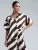 BWLDR Blouse ‘BARCELONA’  donkerbruin / wit