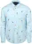 NZA Shirt Kane Linnen Blend Lichtblauw