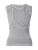 WEEKDAY Top ‘Pia’  antraciet / wit