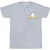 Disney Heren Donald Duck Rugzijde Borstprint T-Shirt (Sportgrijs)