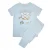Harry Potter Meisjes Hedwig Zweinstein Lange Pyjamaset met Korte Mouwen (Babyblauw)
