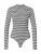 ABOUT YOU Shirt body ‘Matthea’  zwart / wit