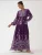 Hiccup Jurk  lichtgroen / lila / wit
