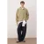 TRENDYOL MAN Heren Beige Effen Lang Oversized Sweatshirts