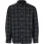 Camel Active Overhemd blauw wit geruit button-down collar
