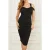 GUESS Mara Gathered Dress Jet Black