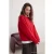 TRENDYOLMİLLA Dames Rood Effen Lang Oversized Sweatshirts