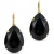 OTAZU Eva Earhangers Jet Black