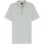 Boss Polo met kwartrits en logo voor heren (Zilver)