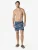 KOROSHI Zwemshorts  donkerblauw / mintgroen / wit