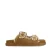 Manfield suède slippers cognac