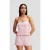 Karl Lagerfeld Karl Heart Cami Pj Set White-red Karl Heart