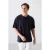 Oversized Logo Patches Crew Neck T-Shirt