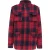 Mo Geruite jas Heren rood marine