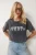 Happiness İstanbul Shirt  antraciet / wit