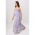 TRENDYOLMİLLA Dames Meerkleurig Abstract Maxi Mouwloos Recht Jurken