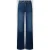 Liu Jo White flared jeans in used-look met steekzakken