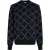 Karl Lagerfeld Diamond Karl Aop Sweat Black