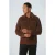 No Excess Overshirt Button Closure Corduroy Brown