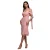 Vrouwen chiffon jurk Goddiva Midi