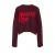 NOISY MAY Curve sweater donkerrood
