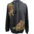 Dolce & Gabbana hoodie met tijgerborduurwerk in grijs katoen