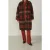 American Vintage Geomark Coat Kaki Tartan