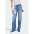 ONLY high waist wide leg jeans medium blue denim