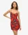 Superdry Vrouwen Cami-minijurk met Print Rood