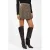 Aaiko wollen gestreepte mini rok met pailletten grijs