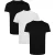 Korte Mouwen Logo Tri-Pack T-shirt in Zwart en Wit